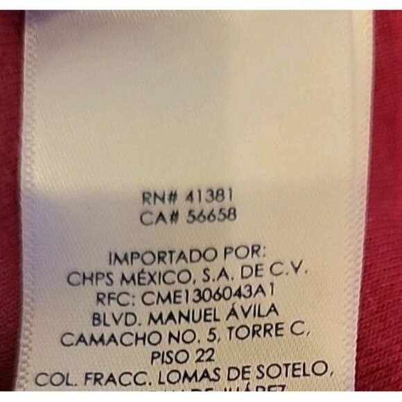 Chaps Sport Red Quarter Zip Pullover Sweatshirt Mens XL Red Heather Long Sleeve - Picture 10 of 11